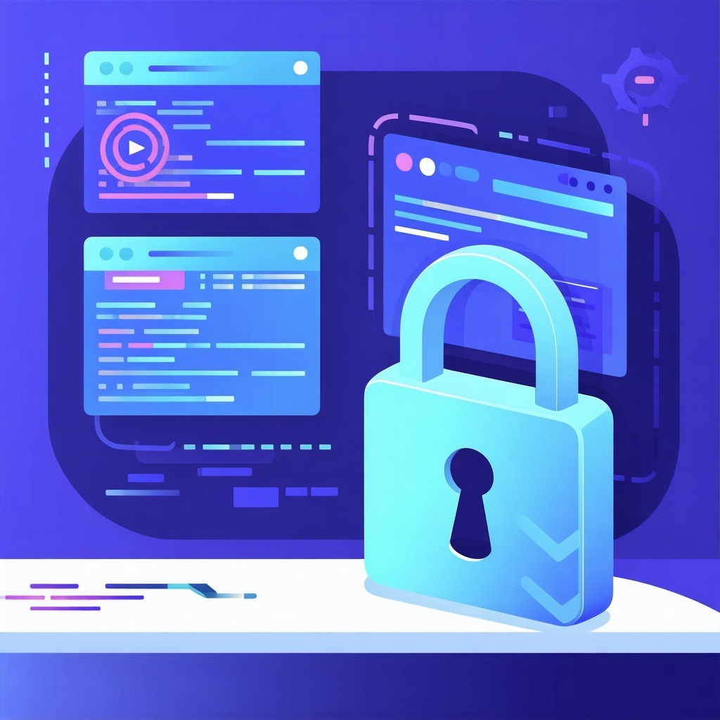 How secure is the data accessed and stored through the application