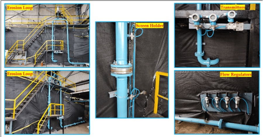 Screen Erosion Testing Facility