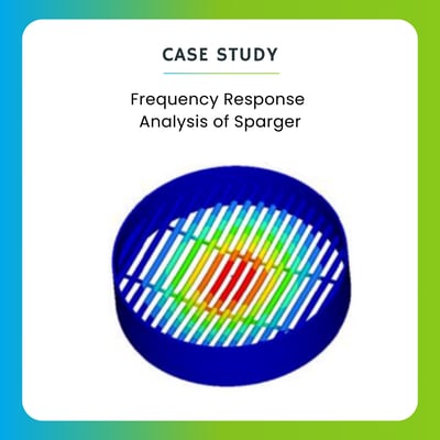 Frequency Response Analysis of Sparger-featured