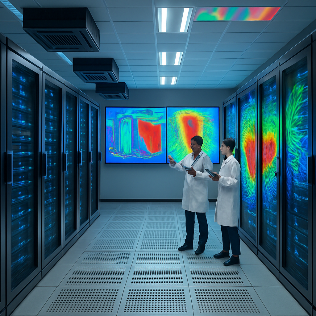 Simulating Data Centers using CoolSim