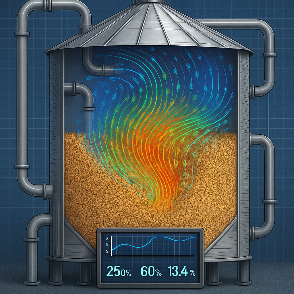 CFD Modeling for Drying of Grains in Silos