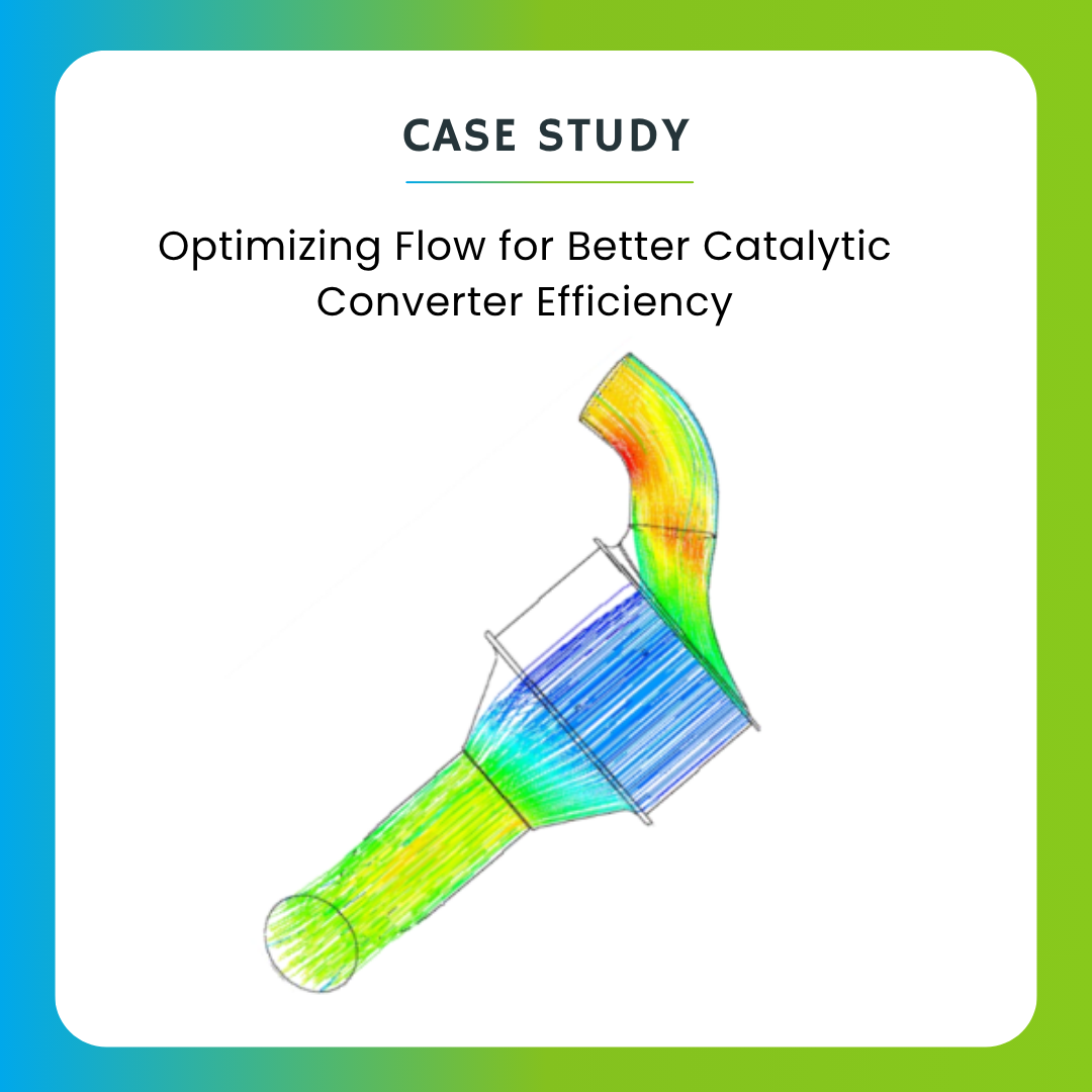 Flow Distribution in Catalytic Converter