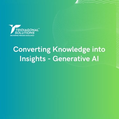 Converting knowledge into Insights – Generative AI