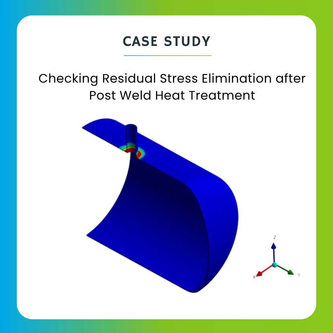 Checking Residual Stress Elimination after Post Weld Heat Treatment